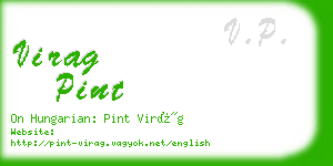 virag pint business card